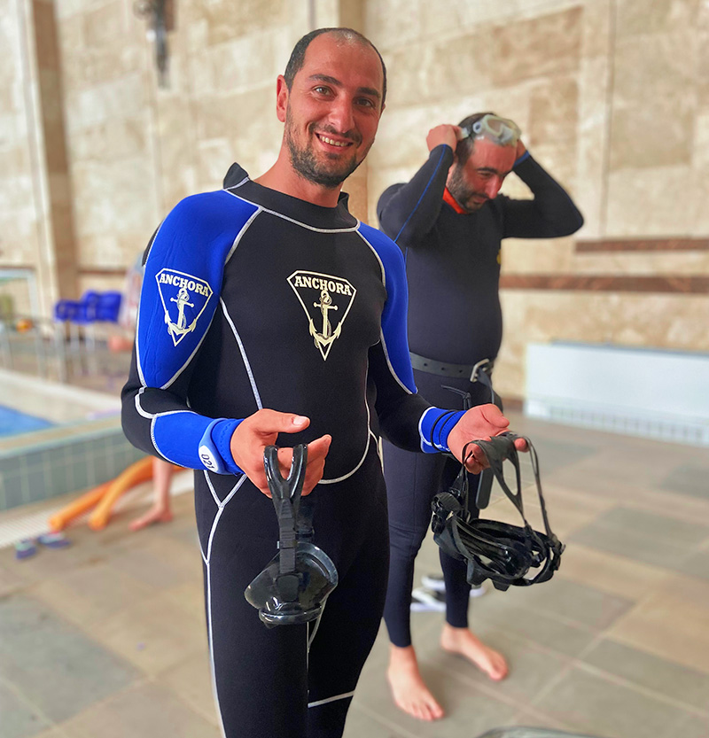 Davit Tevanyan freediving instructor